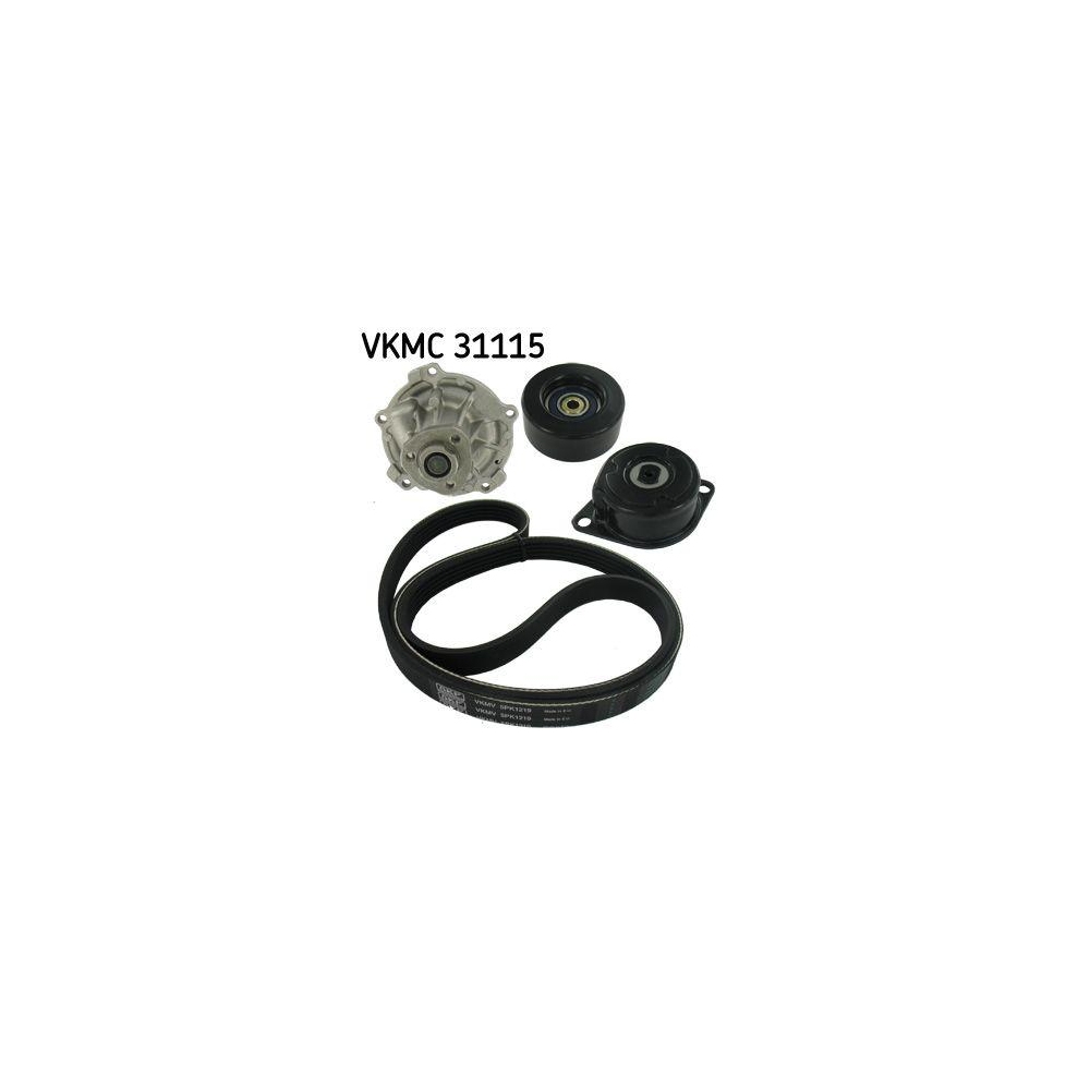 Wasserpumpe + Keilrippenriemensatz SKF VKMC 31115 für AUDI SEAT SKODA VW