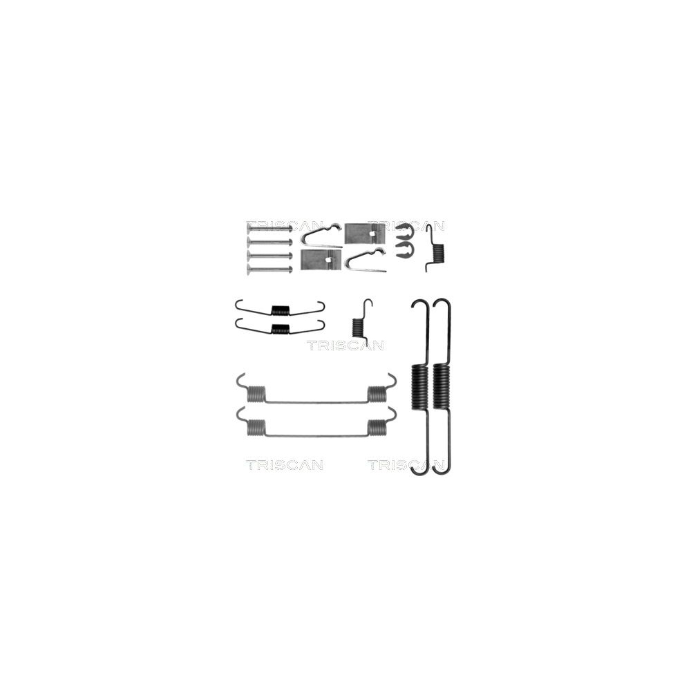 Zubehörsatz, Bremsbacken TRISCAN 8105 691624 für, Hinterachse