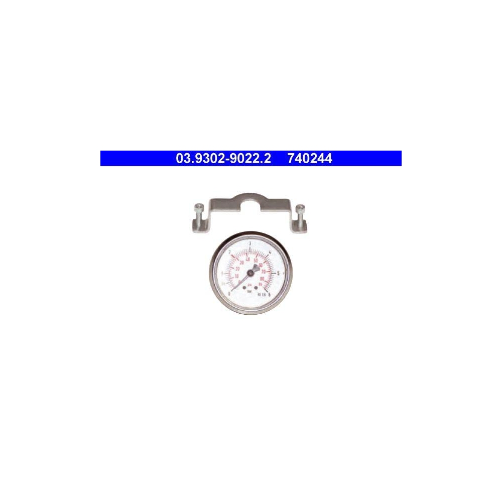 Manometer, Füll-/Entlüftungsgerät (Bremshydraulik) ATE 03.9302-9022.2