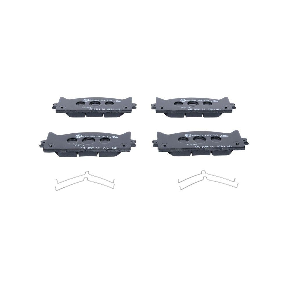 Bremsbelagsatz, Scheibenbremse ATE 13.0460-5764.2 für TOYOTA LEXUS, Vorderachse