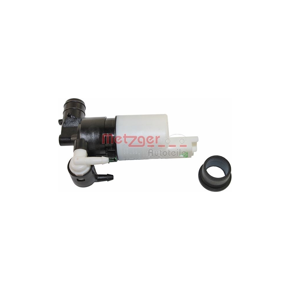 Waschwasserpumpe, Scheibenreinigung METZGER 2220032 für CITROËN FIAT OPEL, vorne