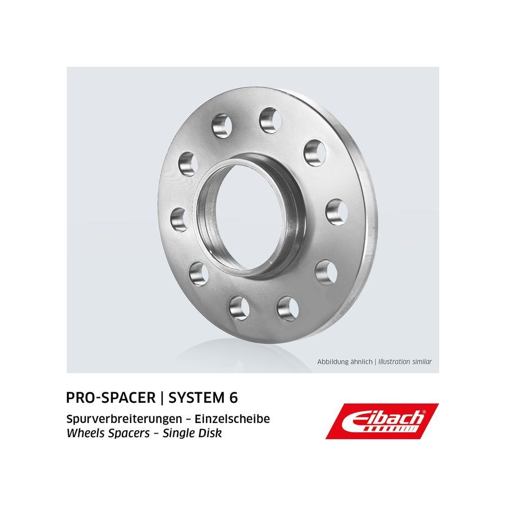 Spurverbreiterung EIBACH S91-6-10-012 Einzelscheibe Pro-Spacer für