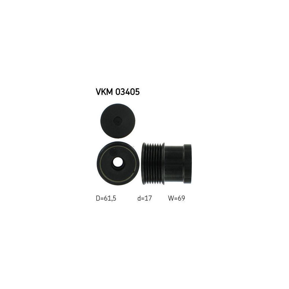 Generatorfreilauf SKF VKM 03405 für