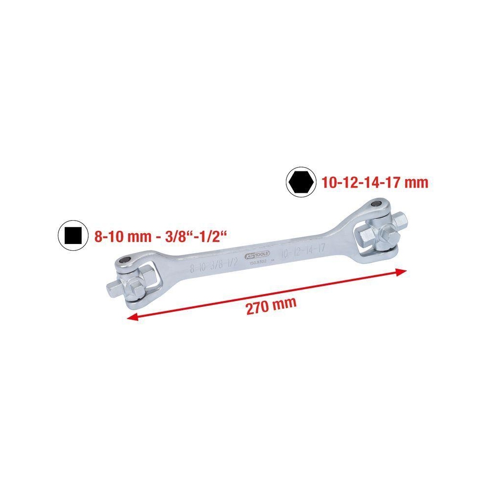 Ölwannenschlüssel KS TOOLS 150.9302 für