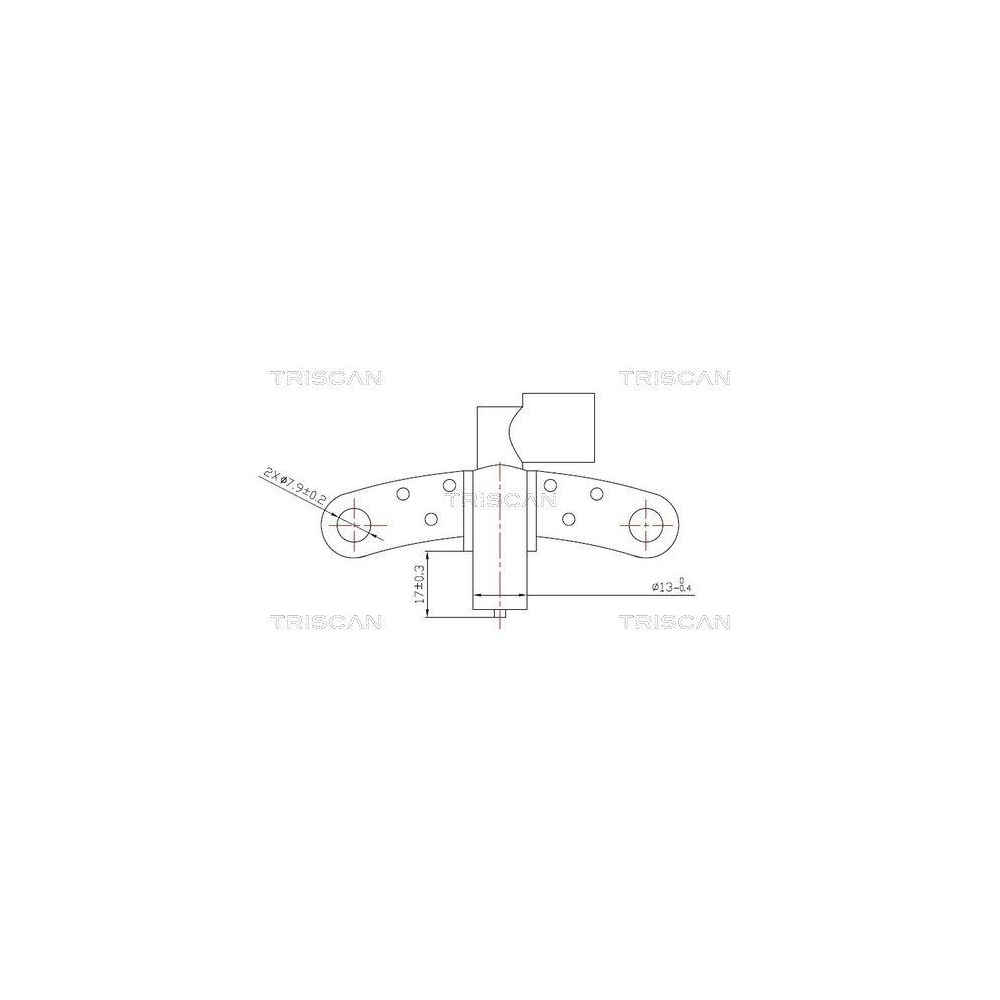 Impulsgeber, Kurbelwelle TRISCAN 8855 25102 für RENAULT DACIA HITACHI