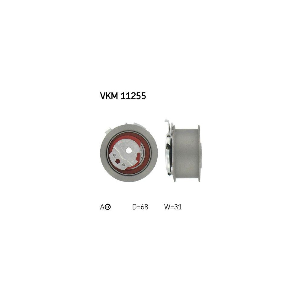 Spannrolle, Zahnriemen SKF VKM 11255 für AUDI CHRYSLER MITSUBISHI SEAT SKODA VW