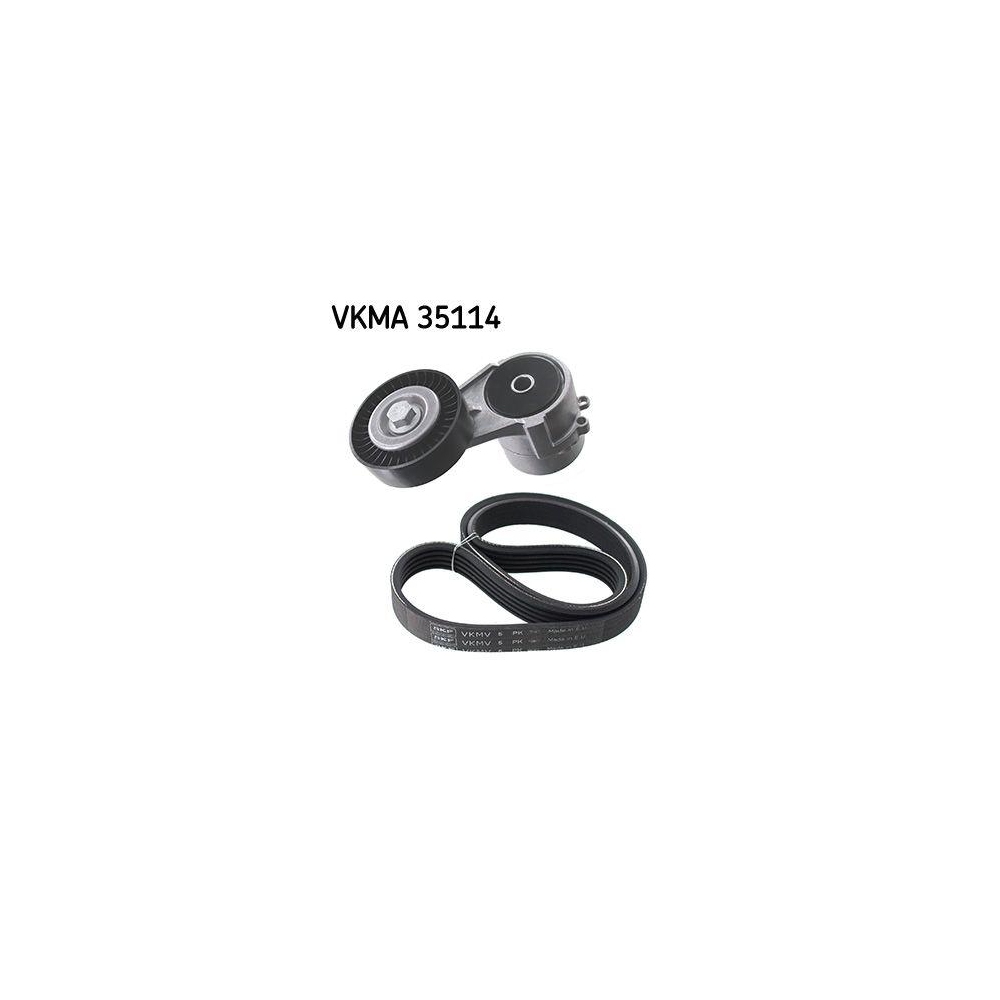 Keilrippenriemensatz SKF VKMA 35114 für OPEL SAAB VAUXHALL