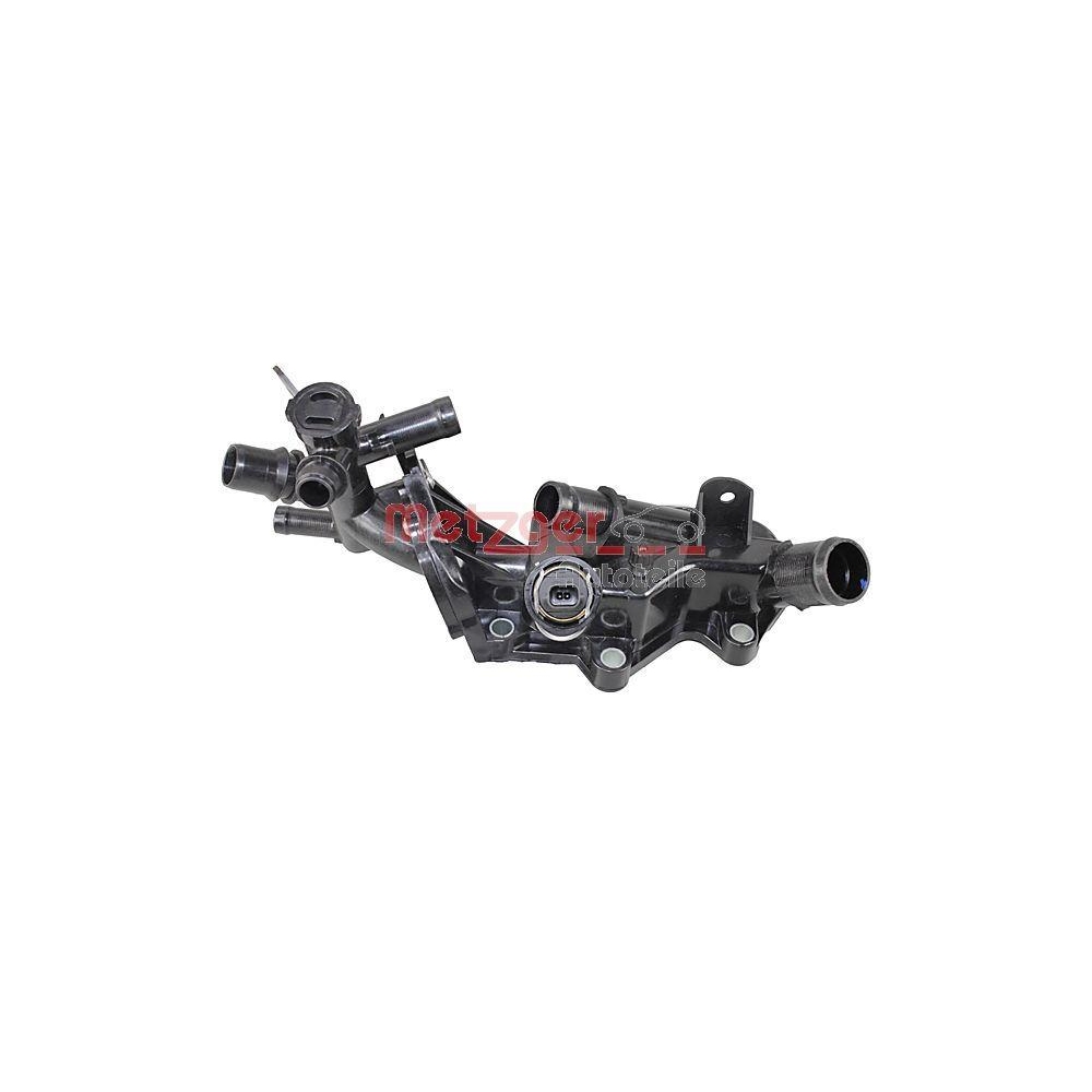 Thermostatgehäuse METZGER 4010343 für MERCEDES-BENZ RENAULT DACIA