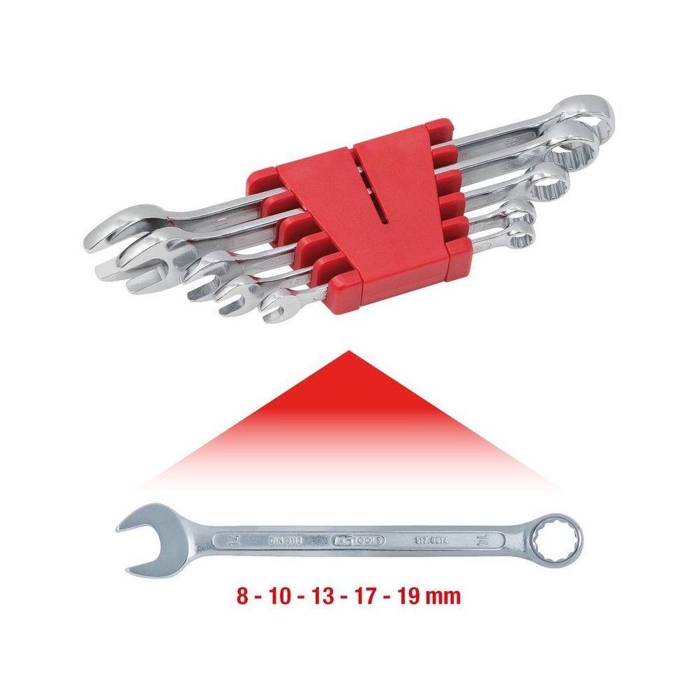 Ring-/Gabelschlüsselsatz KS TOOLS 517.0045