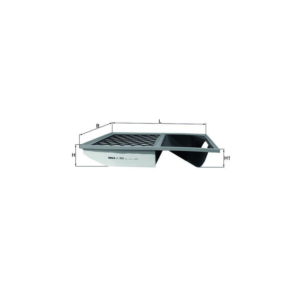 Luftfilter KNECHT LX 3583 für IVECO