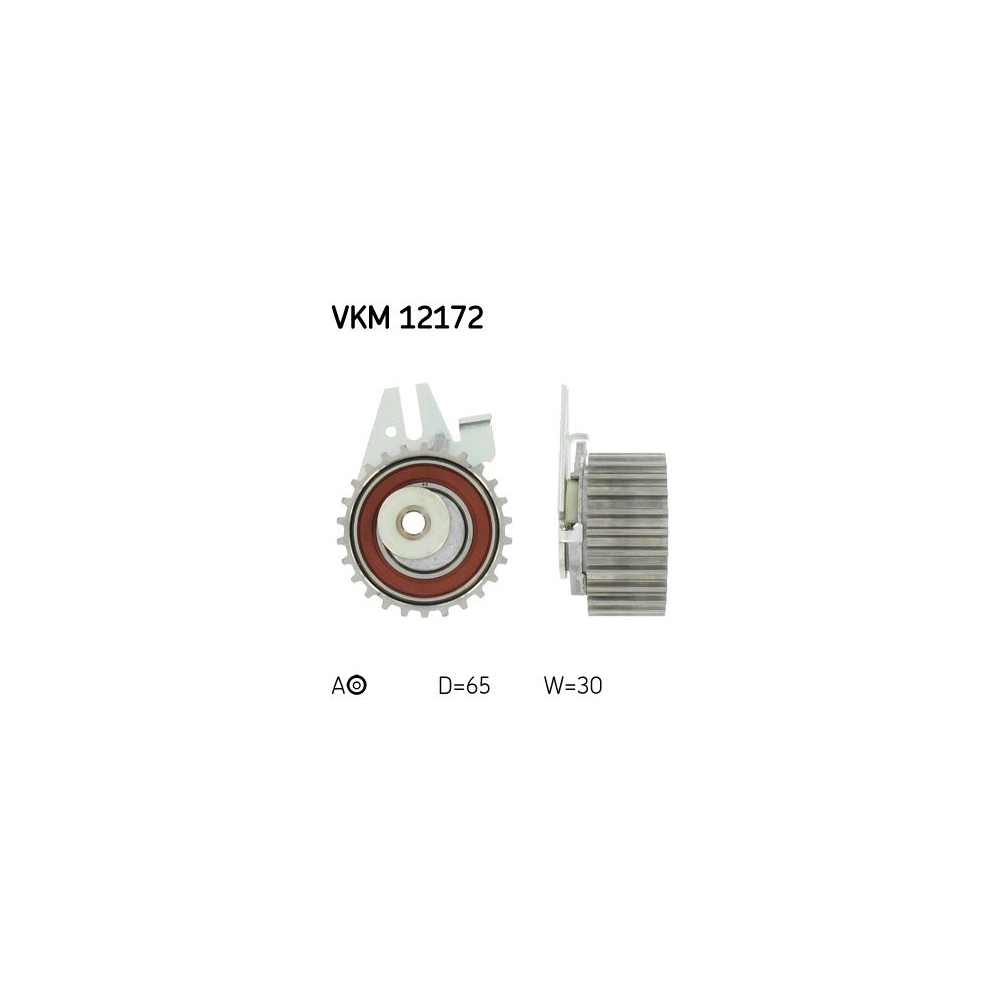 Spannrolle, Zahnriemen SKF VKM 12172 für FIAT LANCIA, mitte