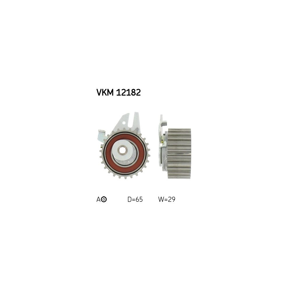 Spannrolle, Zahnriemen SKF VKM 12182 für ALFA ROMEO FIAT LANCIA, mitte