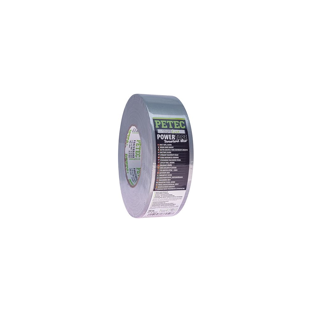 Klebeband PETEC 86250 POWERTAPE PANZERBAND, SILBER