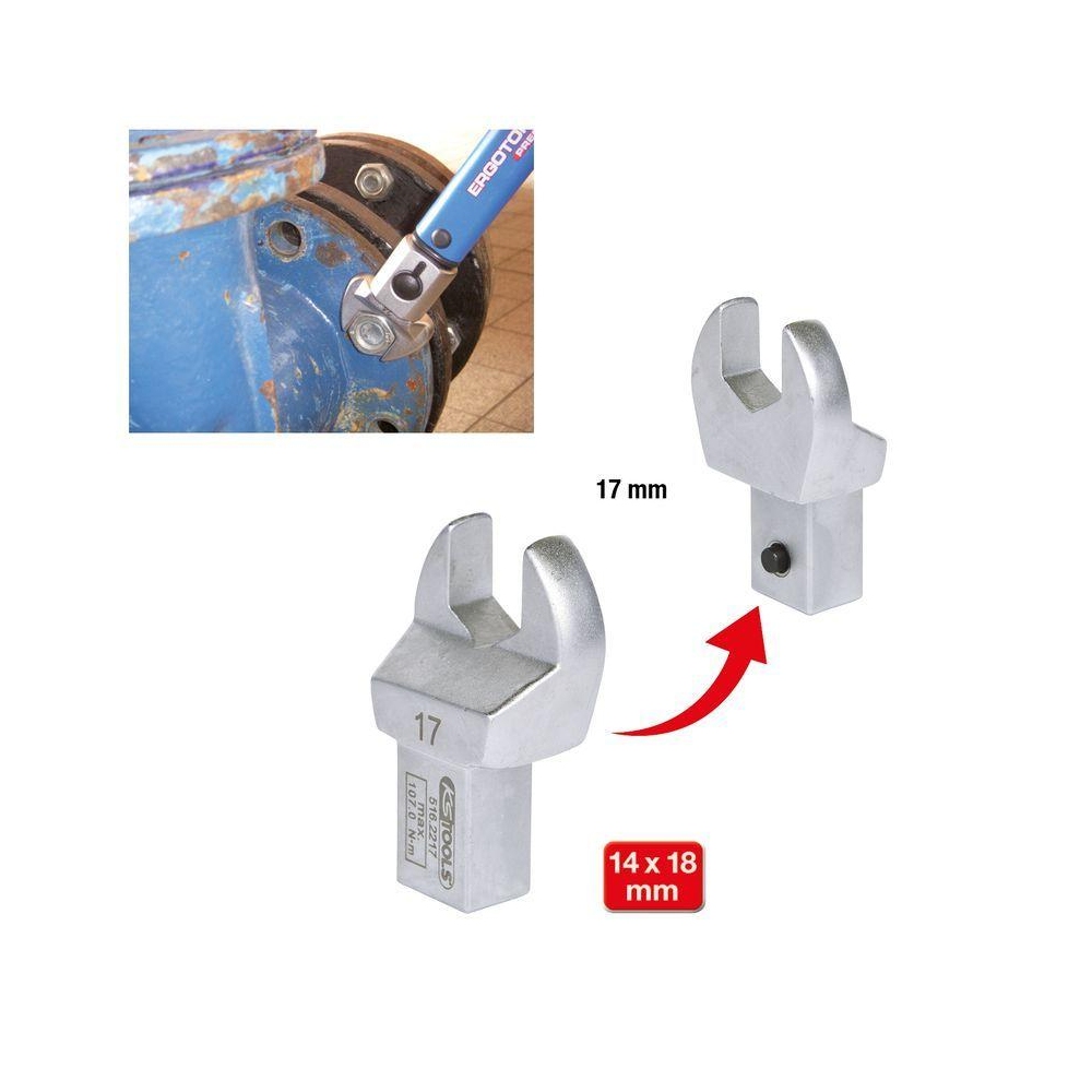 Einsteck-Gabelschlüssel, Drehmomentschlüssel KS TOOLS 516.2217 für