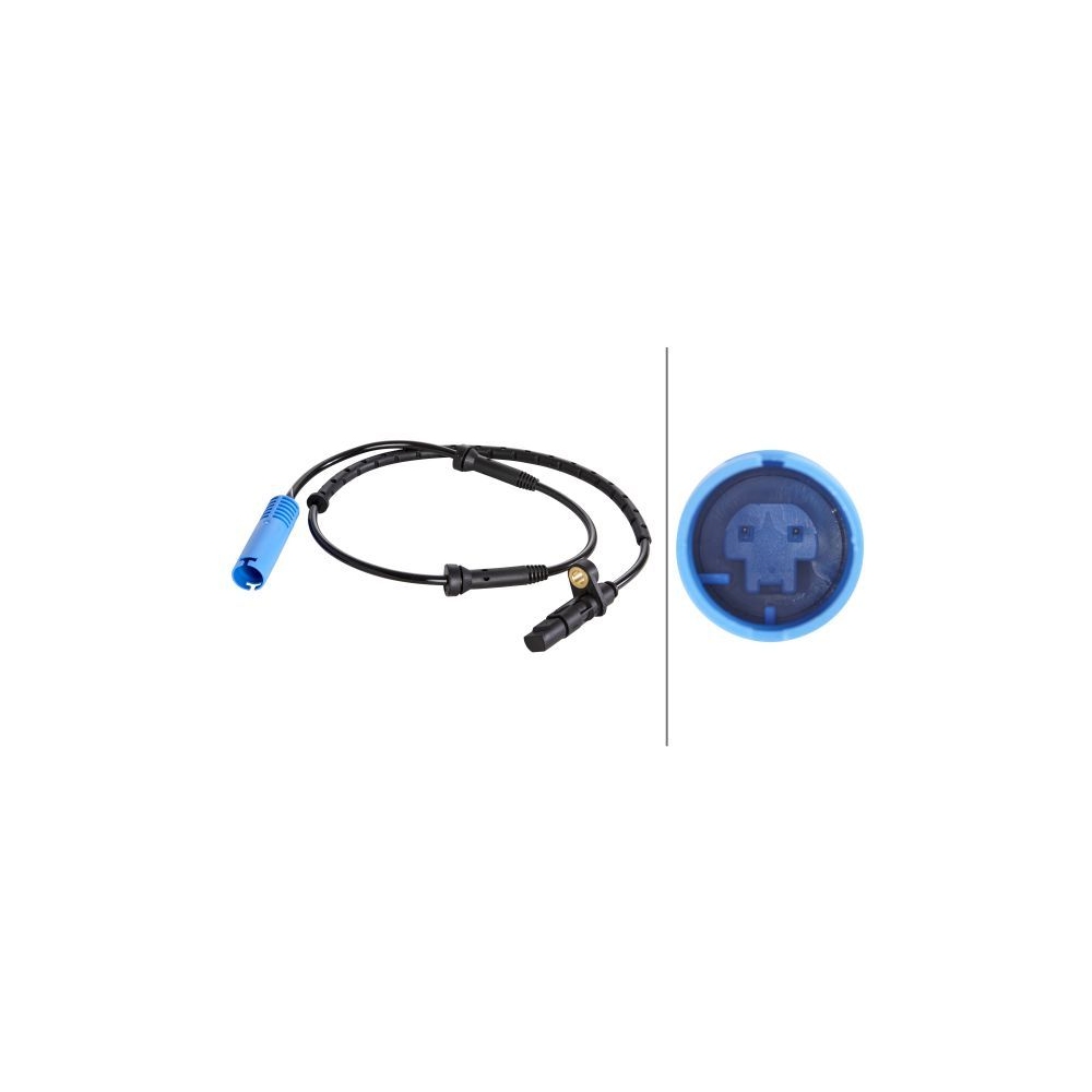 Sensor, Raddrehzahl HELLA 6PU 012 039-061 für BMW, Hinterachse, links, rechts