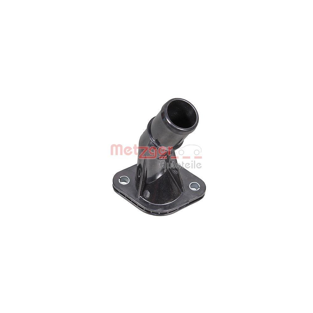 Kühlmittelflansch METZGER 4010377 für HYUNDAI, Thermostat, stirnseitig