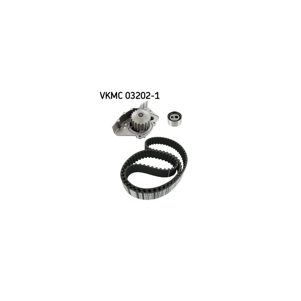 Wasserpumpe + Zahnriemensatz SKF VKMC 03202-1 für CITROËN FIAT LANCIA PEUGEOT