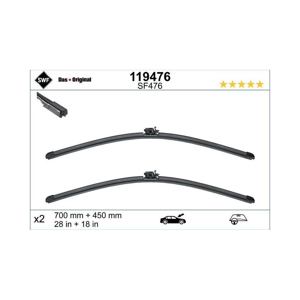 SWF Visioflex OE Wischerblatt 119476