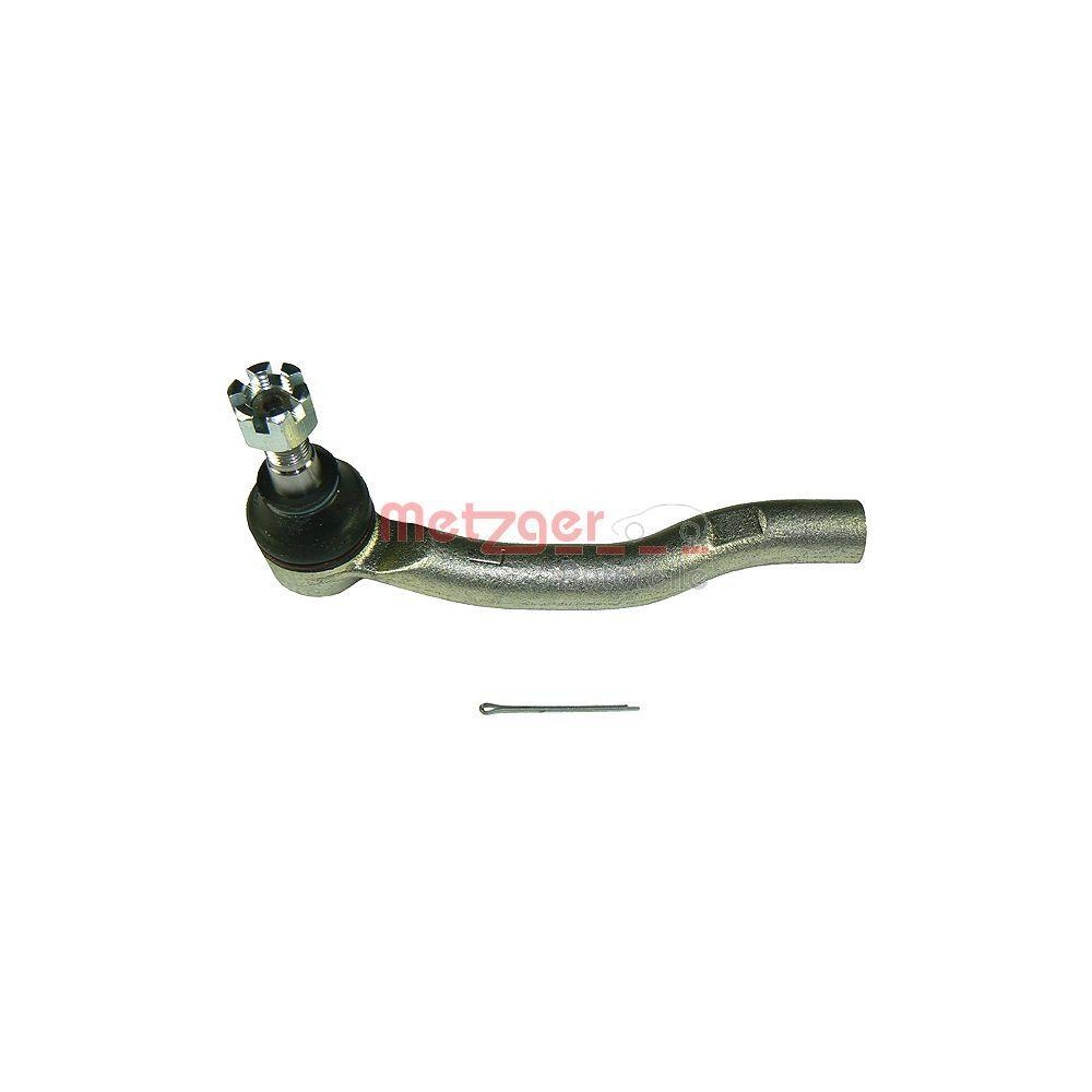 Spurstangenkopf METZGER 54040101 KIT + für NISSAN, Vorderachse links