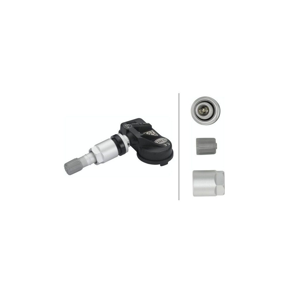 Radsensor, Reifendruck-Kontrollsystem HELLA 6PP 358 139-231 für ALFA ROMEO DODGE