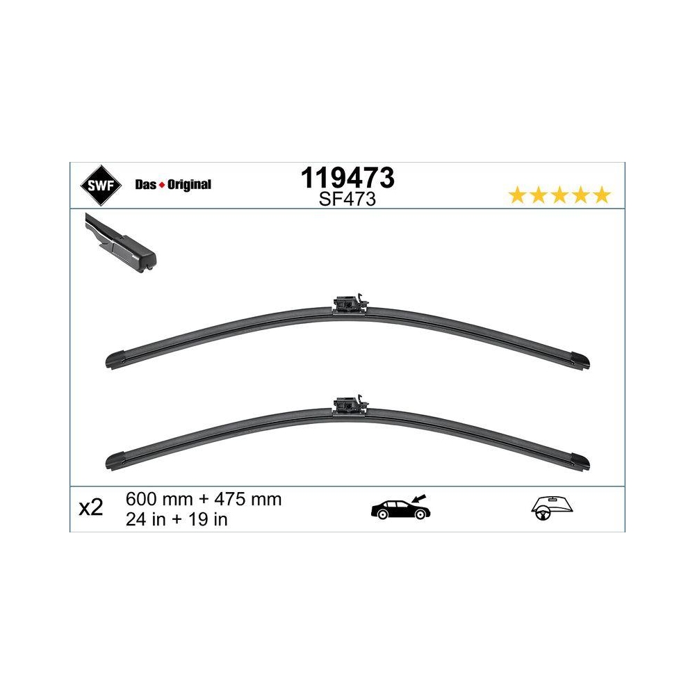 SWF Visioflex OE Wischerblatt 119473