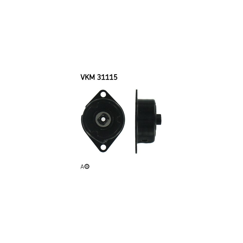 Spannrolle, Keilrippenriemen SKF VKM 31115 für AUDI SEAT SKODA VW, mitte rechts