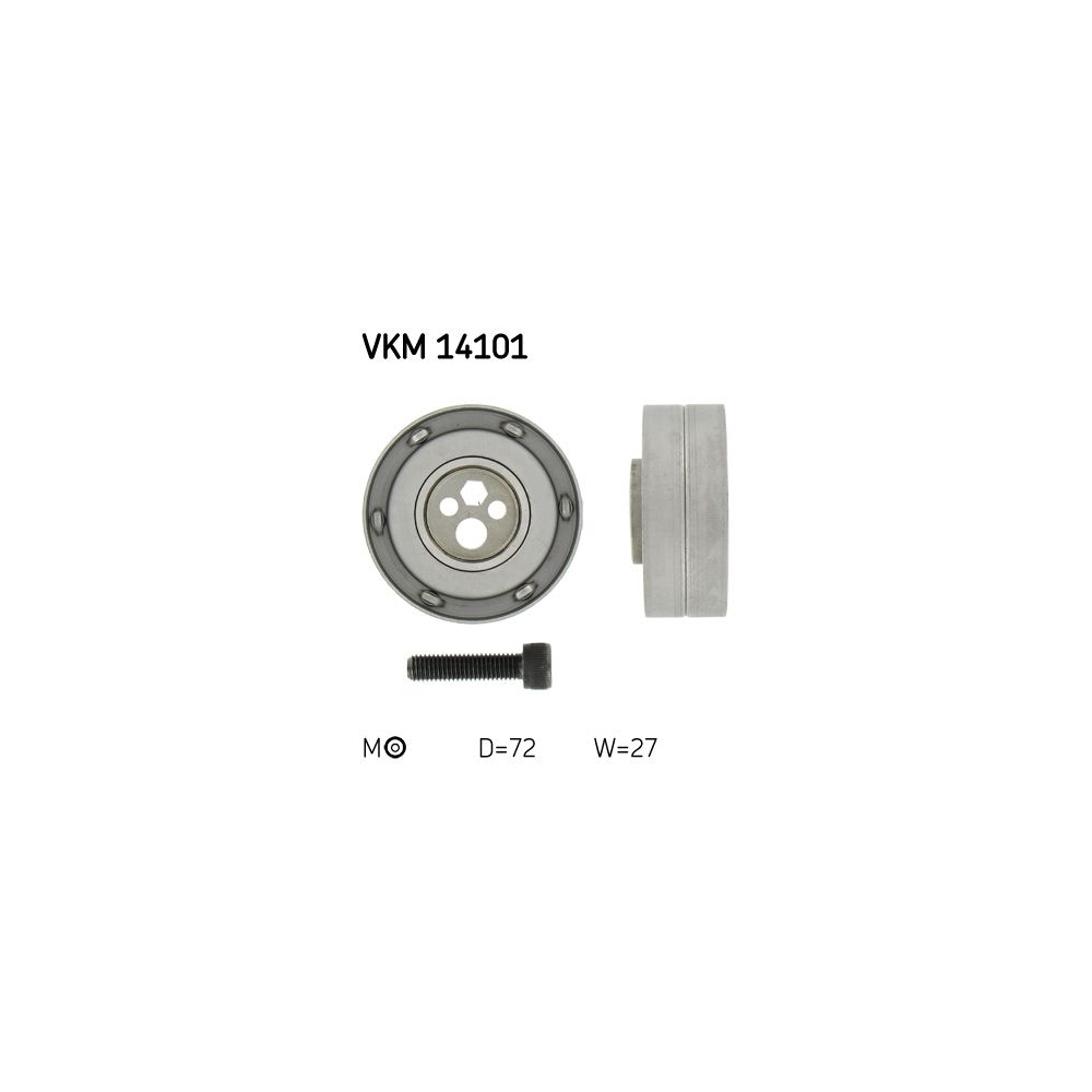 Spannrolle, Zahnriemen SKF VKM 14101 für AUDI FORD VW