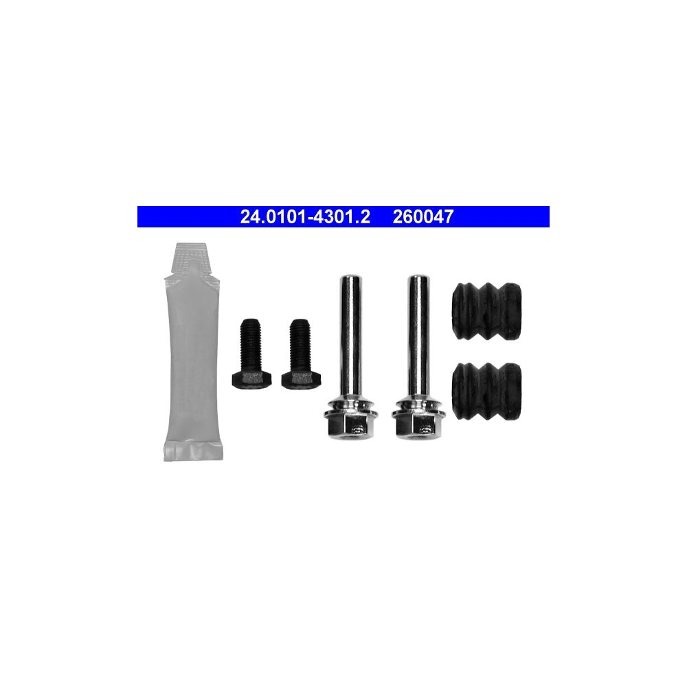 Zubehörsatz, Bremssattel ATE 24.0101-4301.2 für, Hinterachse, Vorderachse