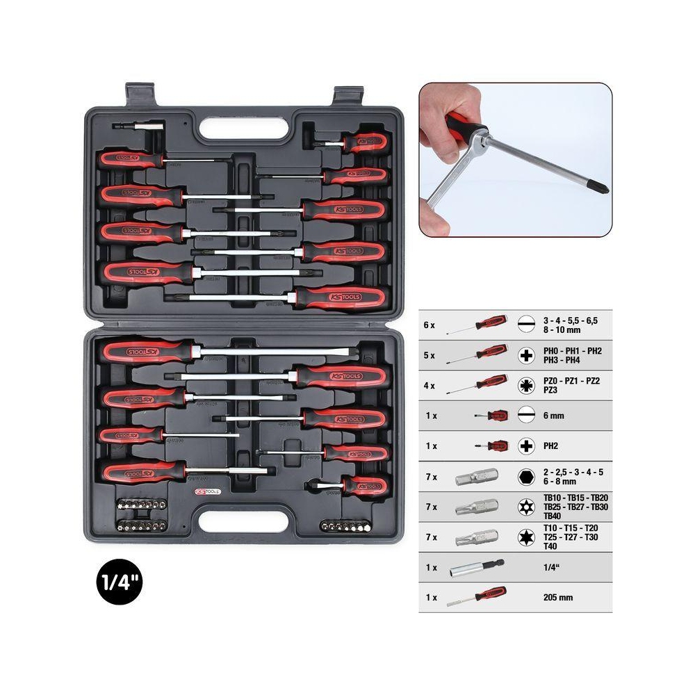 Schraubendreher KS TOOLS 159.0100 für