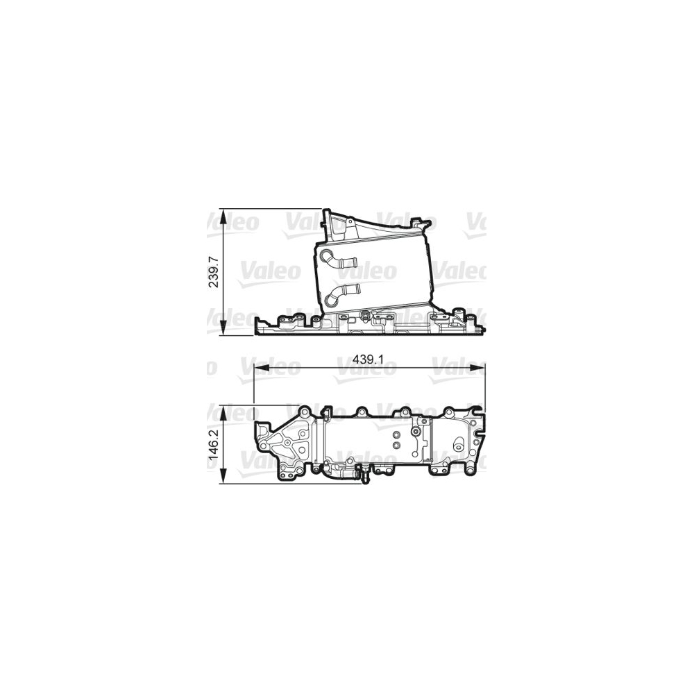 Ladeluftkühler VALEO 818265 für AUDI SEAT SKODA VW