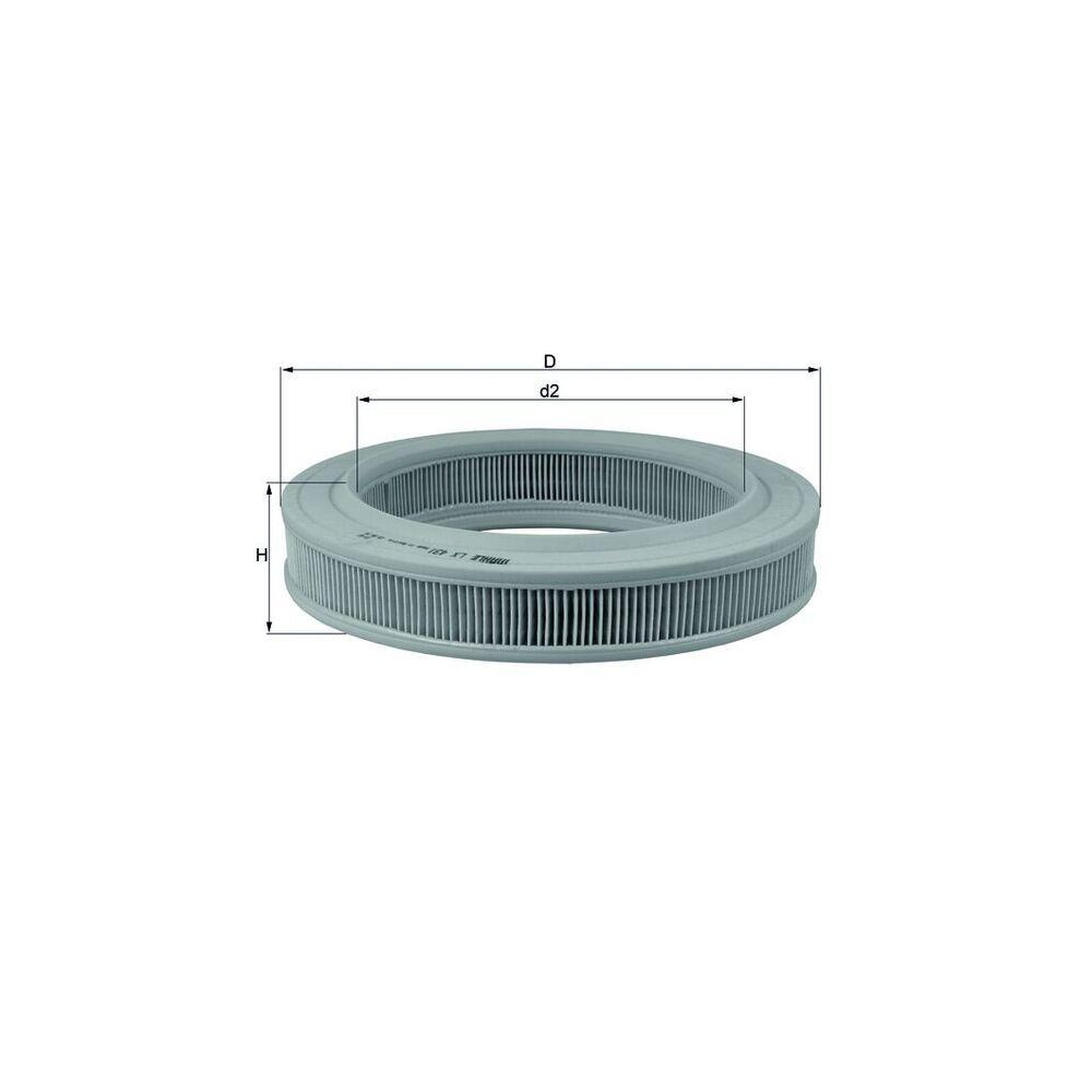 Luftfilter KNECHT LX 431 für VAG