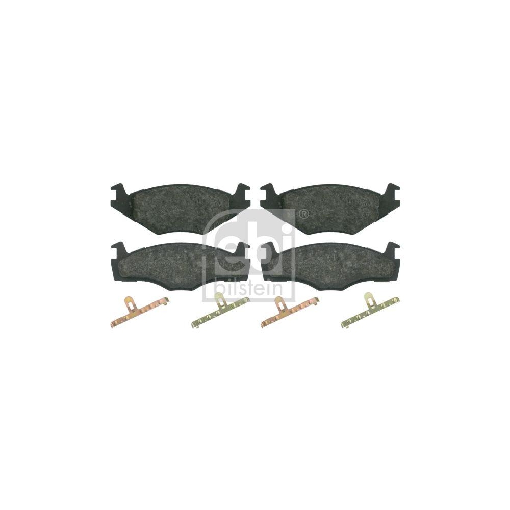 Febi Bilstein 16012 Bremsbelagsatz mit Anbaumaterial , 1 Stück