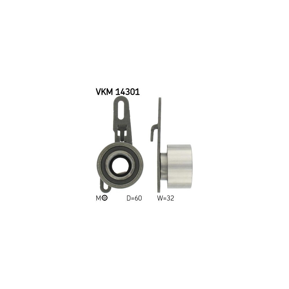 Spannrolle, Zahnriemen SKF VKM 14301 für FORD