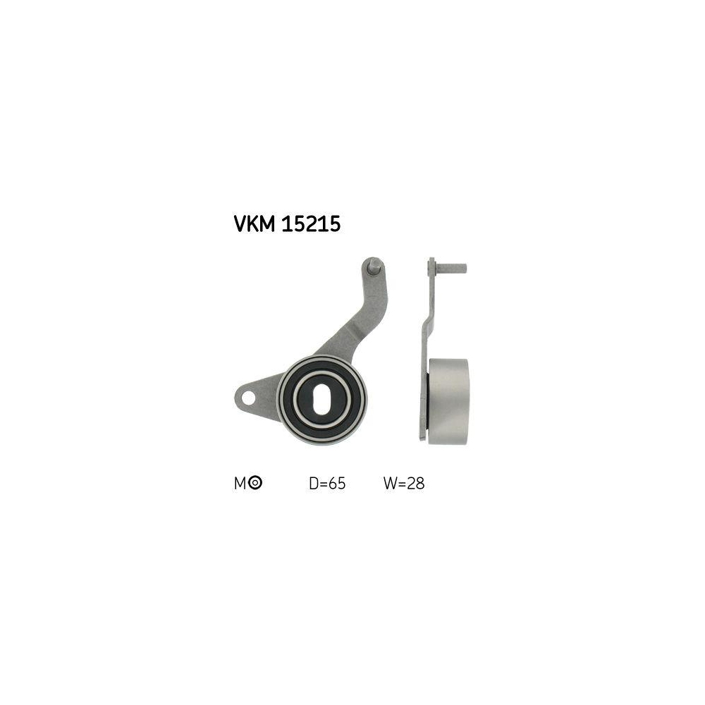 Spannrolle, Zahnriemen SKF VKM 15215 für OPEL VAUXHALL, links unten, rechts oben