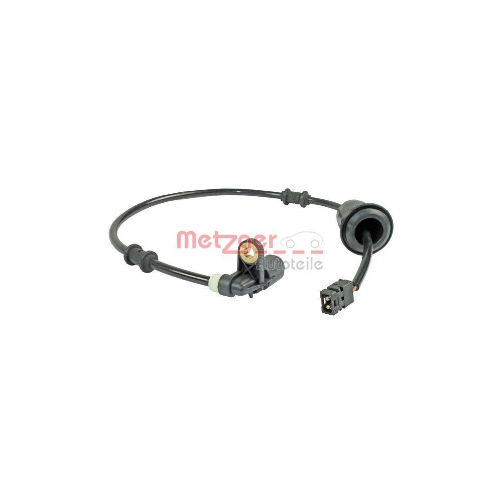 Sensor, Raddrehzahl METZGER 0900202 für MERCEDES-BENZ, Hinterachse links