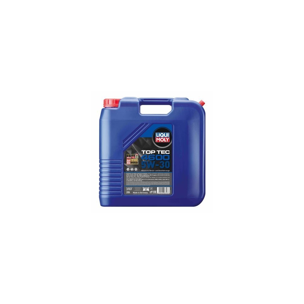 LIQUI MOLY Top Tec 4600 5W-30 Motor-Öl, Motorenöl 20 Liter 3757