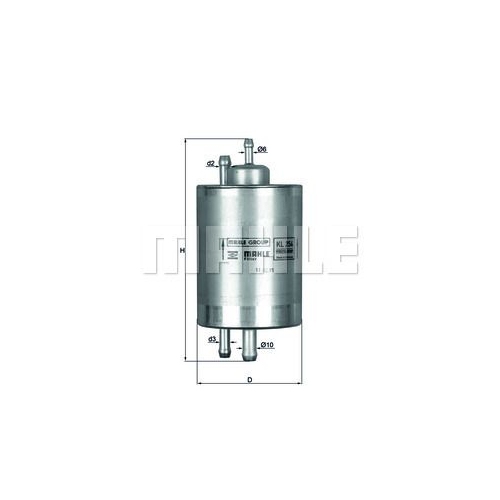 Kraftstofffilter KNECHT KL 254 für MERCEDES-BENZ