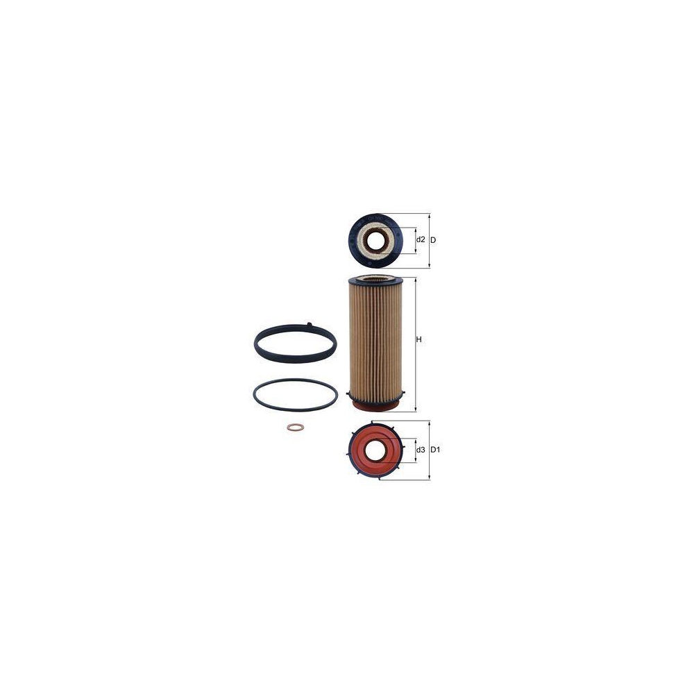 Ölfilter KNECHT OX 560D für BMW