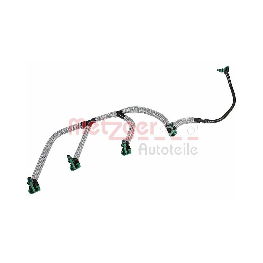 Schlauch, Leckkraftstoff METZGER 0840142 für CITROËN OPEL PEUGEOT