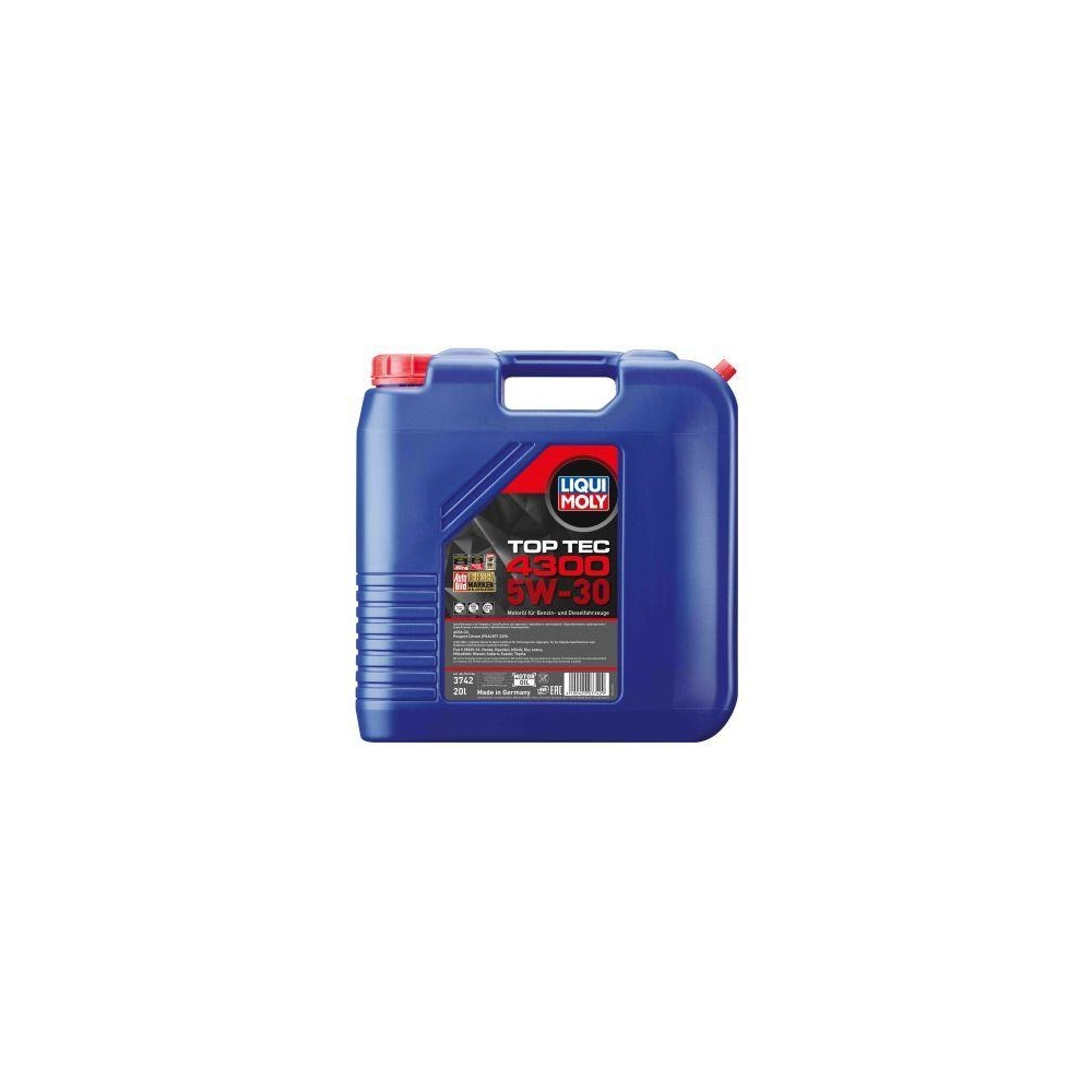 LIQUI MOLY Top Tec 4300 5W-30 Motorenöl Leichtlauf Motoröl 3742 20 Liter