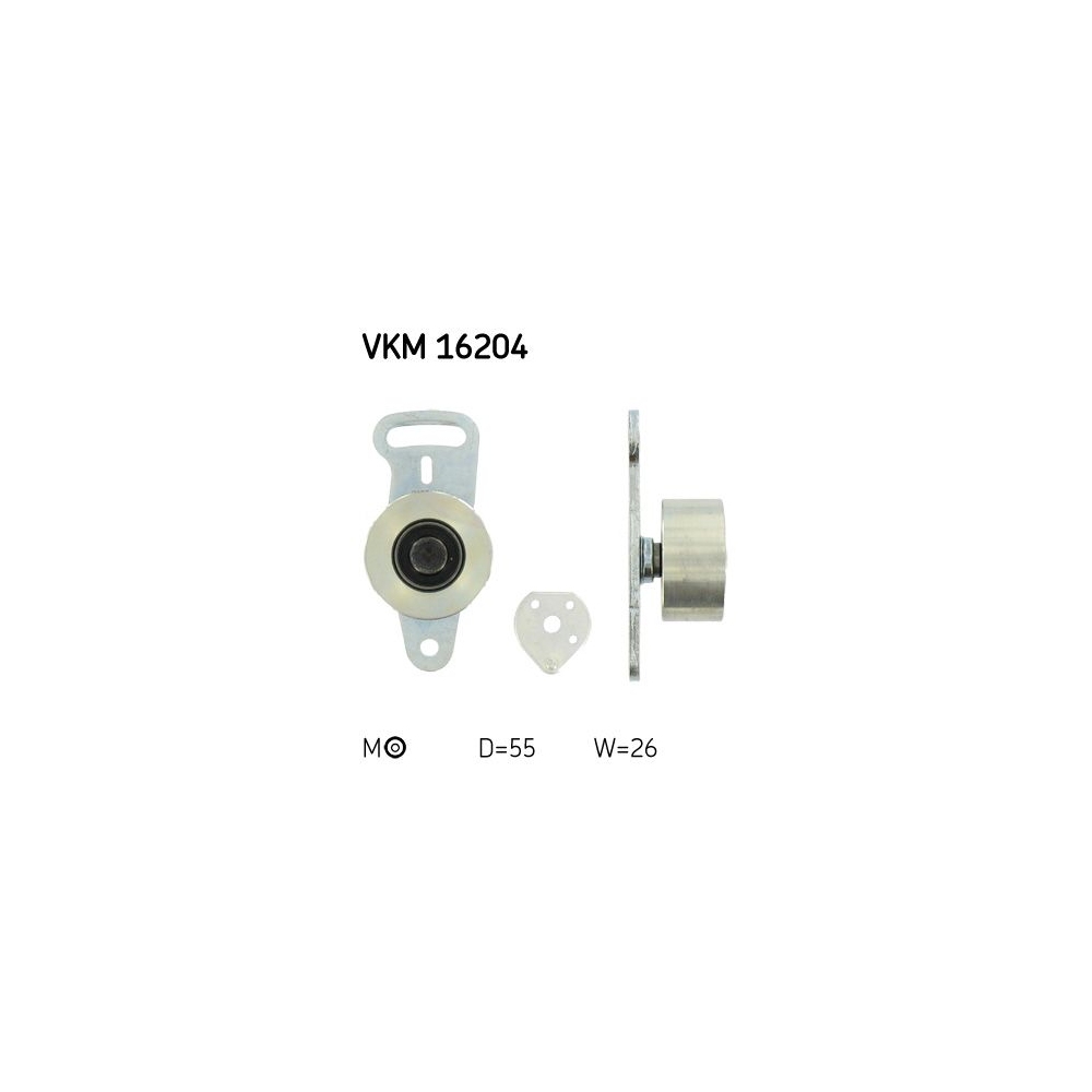 Spannrolle, Zahnriemen SKF VKM 16204 für RENAULT