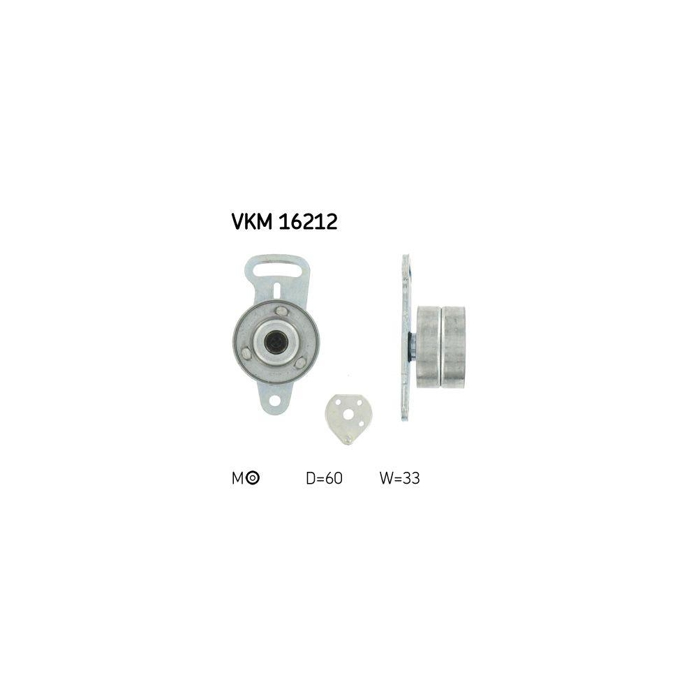 Spannrolle, Zahnriemen SKF VKM 16212 für RENAULT