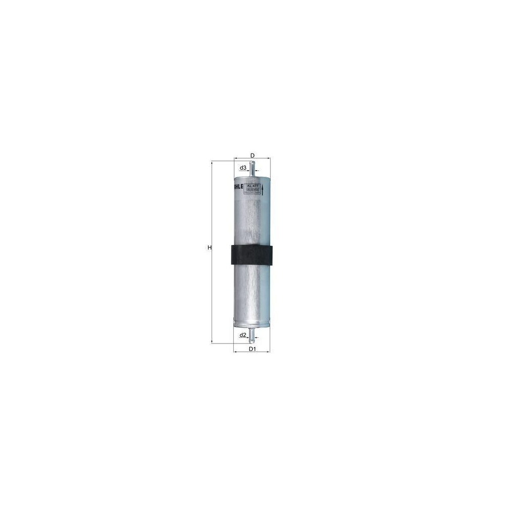 Kraftstofffilter KNECHT KL 477 für BMW