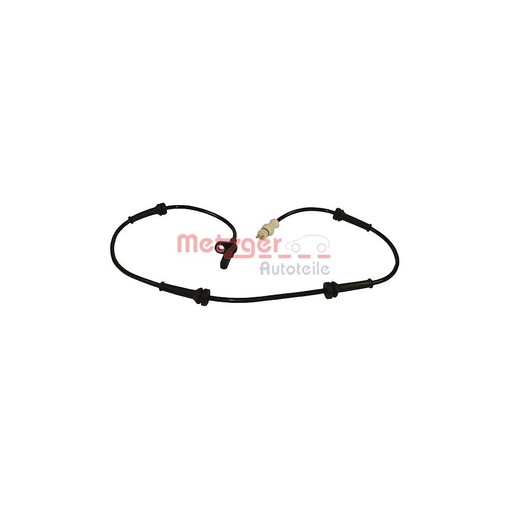 Sensor, Raddrehzahl METZGER 0900412 für OPEL RENAULT, Hinterachse