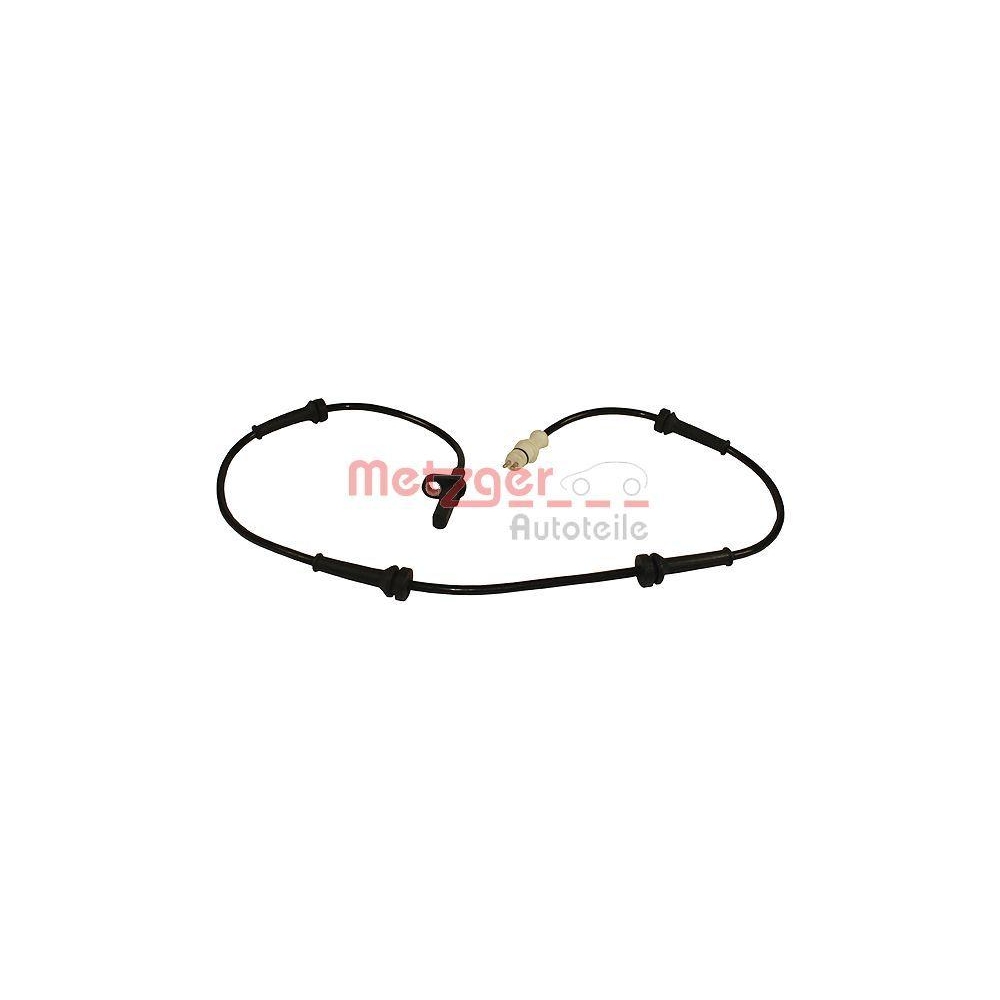 Sensor, Raddrehzahl METZGER 0900412 f&uuml;r OPEL RENAULT, Hinterachse