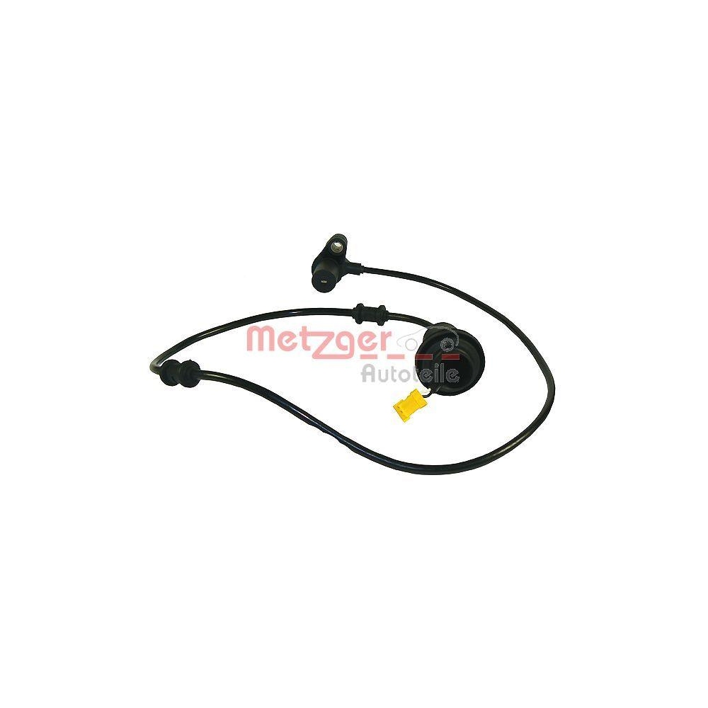 Sensor, Raddrehzahl METZGER 0900663 für MERCEDES-BENZ, Hinterachse