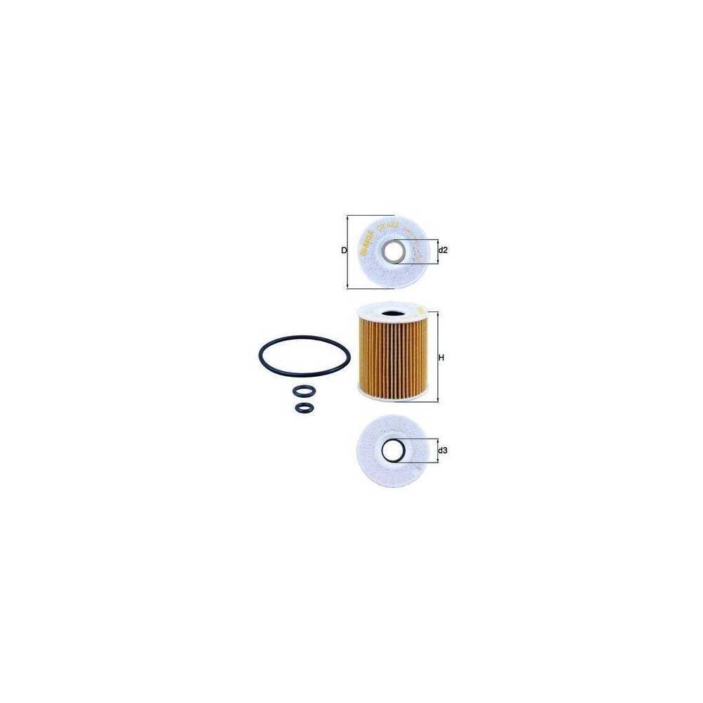 Ölfilter KNECHT OX 422D für VAG