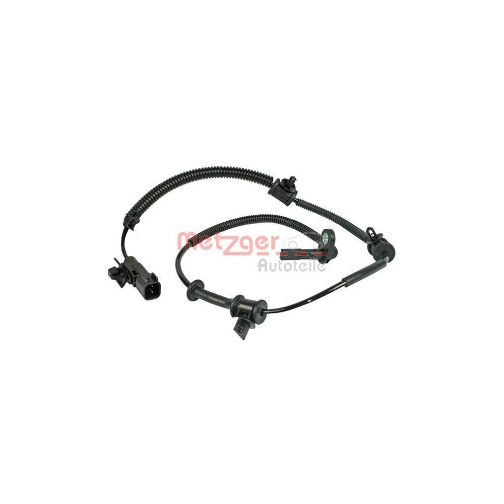 Sensor, Raddrehzahl METZGER 0900691 für OPEL SAAB, Vorderachse links