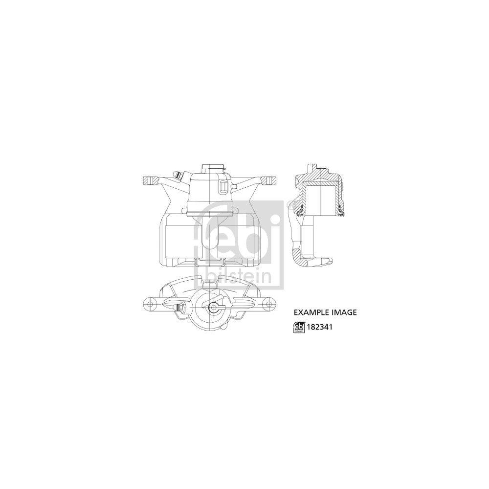 Bremssattel FEBI BILSTEIN 182341 für AUDI SEAT SKODA VW, Vorderachse rechts