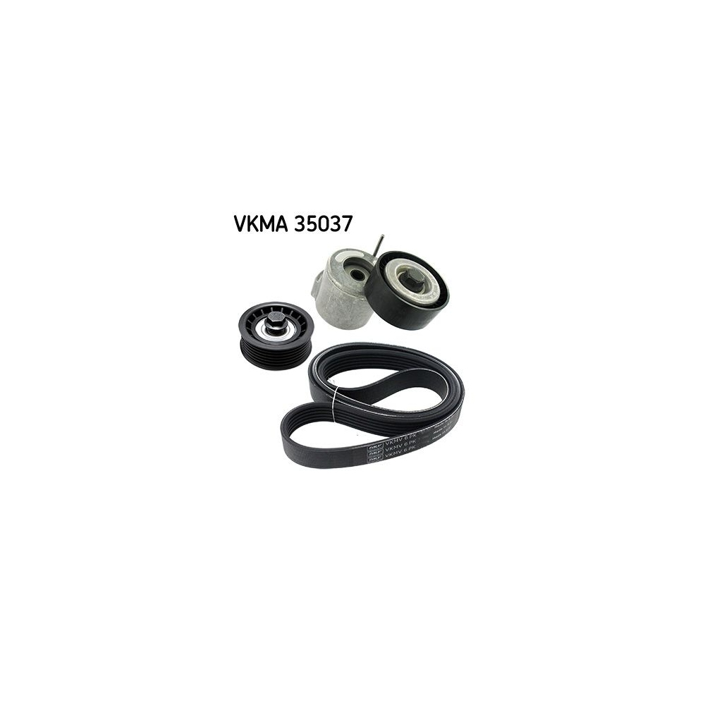 Keilrippenriemensatz SKF VKMA 35037 für ALFA ROMEO FIAT FORD LANCIA OPEL SAAB